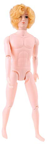 Ldabrye 30 cm 12 Bewegliche Gelenke Nackt Für Puppen Für Puppenkörper Gelbes Haar