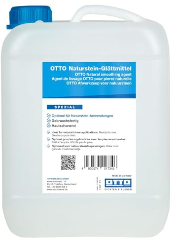 OTTO Naturstein-Glättmittel 5 L Zum Glätten von Dichtstoffen in Kontakt mit Natursteinen wie Marmor Verursacht keine Randzonenverfärbung