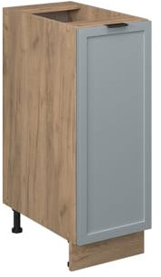 Vicco Apothekerschrank Fame-Line, Hellblau-grau, 30 cm ohne Arbeitsplatte