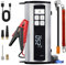 3500A Car Jump Starter Power Pack with 150PSI Air Compressor, 12V Portable Car Battery Jump Starter Booster(up to 9.0L Gas Or 8.0L Diesel Engine), with LED Flashlight