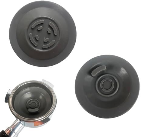 2 Pcs Espresso Backflush Cleaning Disc, Tablets Silicone Backflush Disc, Backflushs Disk Coffee Machine Handle Cleaning Pad, for Most Espresso Machines Compatible