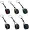 SXTDKMJ Lot de 6 porte-clés F1 en caoutchouc ultra doux pour homme et femme (6 couleurs), multicolore
