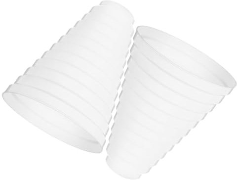 DOITOOL 2pcs Range Hood Pipe Vent Hose Reducer Adaptor Reducer for Cooker Hood Pipe