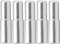 DMLENGOIN Aluminiumlegierungsbremskabelkappe für Mountain Cable End Cap (Silber)