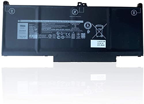 MXV9V - Batería de repuesto para portátil Dell Latitude 5300 E5300 5310 E5310 7300 E7400 Latitude 5300 5310 serie 2 en 1 Notebook 5VC2M 05VC2M 829MX 0829MX 7.6V 60Wh 755 00 mAh