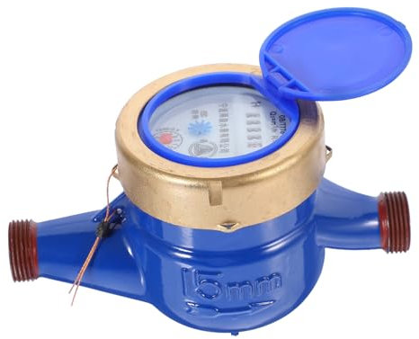 Alipis Compteur Eau Compteur Eau Du Robinet Pour Usage Domestique Avec Rotor Cuivre