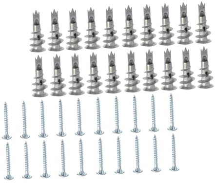 Tofficu 50 Ensembles Vis De Fixation Durables Et Autoperceuses Pour Murs Vis De Fixation Domestiques Robustes Sans Endommager Les Surfaces