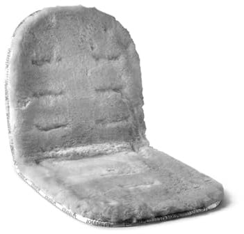 Fellhof Sitzauflage Lammfell Kinderwagen Buggy 37x77 cm & Tuch Blaubaer | Kinderwagen Einlage | Baby Lammfell echt medizinisch gegerbt | waschbar bis 30°C | Lammfell Einlage Babywanne Neugeborene