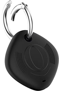 Ortungsgerät Handy Verlustalarm Bidirektionaler Sucher Artifact Smart Tag GPS Tracker Schutzhülle(Noir)