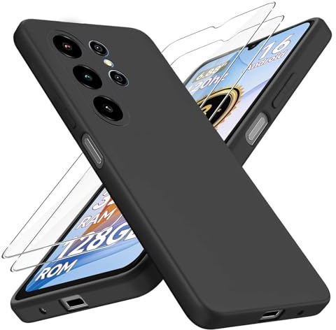 Chenvovoay Black Case for Blackview Wave 10 with 2 Pack Screen Protector