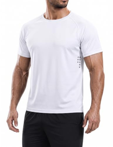 Cimic 1 Pack Short Sleeve Shirts Men Sports Hiking T Shirts T5140 WE L