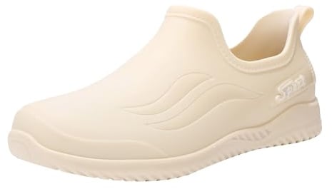 Generisch Scarpe ortopediche da donna, larghezza H, stivaletti estivi da donna, stivaletti in gomma, leggeri, in tinta unita, suola morbida, senza lacci, scarpe da esterno