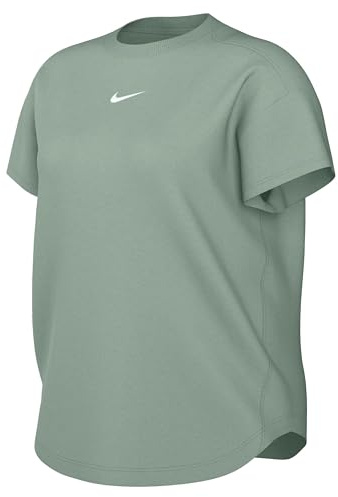 NIKE One Relaxed Dri-Fit Kurzarmshirt (Damen, Große Größen), Steam/White, FN2816-007, 2X