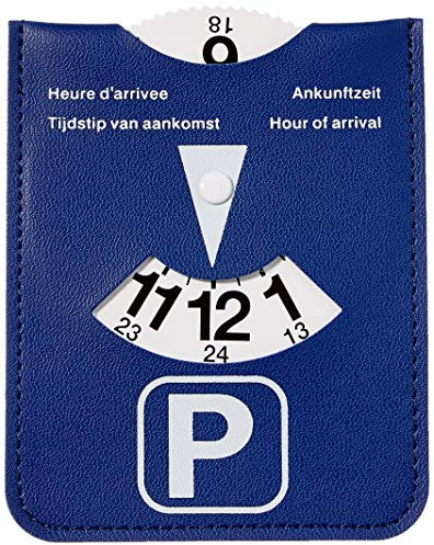 Kangaro Parkscheibe blauen kunstlederen Behalter, K-0035D220