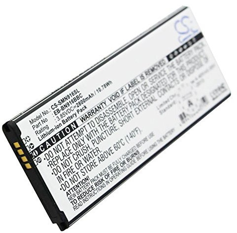 Batterie pour Samsung SM-N910 Batterie Galaxy Note 4, 2800mAh