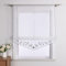 Yujiao Mao Voile Stickerei Bändchenrollo mit Tunnelzug Raffrollos 1er-Pack, Grau,B/H 80/140cm