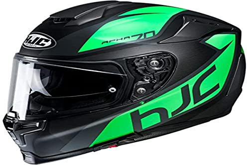 HJC Helmets HJC RPHA 70 Pinot Helm Schwarz/Grün XXL (62/63) 14467411