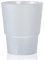 TELEVASO - 100 Unidades - Vaso 1 Litro Reutilizable Extra Fuerte - Polipropileno (PP) Duro e irrompible - Color traslúcido Satinado - Vaso ecológico Libre de BPA, Cerveza, cubatas, Agua