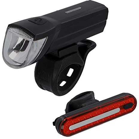 Fischer LED-Akku Bel.-Set Bremsbel. 30 Lux, Schwarz