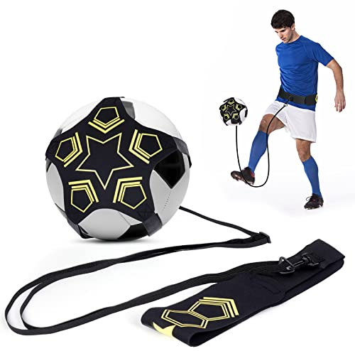 Ainiv Cintura da allenamento da calcio, 5 artigli, con cintura di regolazione flessibile, supporto per allenamento a mani libere, per bambini e adulti, attrezzatura da allenamento per palloni da