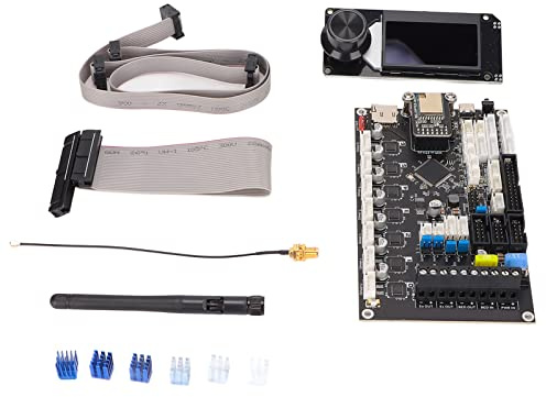 Zunate VORON 2.4 Big-Dipper Duet3 mini5+WLAN-Upgrade-Motherboard mit original mini12864-Display, 3D-Drucker-Motherboard, 7-Wege-TMC2209-Schrittmotortreiber