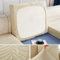 ESCATIC Jacquard-Sofa-Kissenbezug, dehnbar, abnehmbar, Couch-Schonbezug, Plüsch-Sofabezüge, waschbar, elastisch, Sofa-Sitzbezug, Beige, Normale Größe (M) – 1 Stück