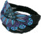 GURU SHOP Haarband, Kopfband, Bandana mit Farbenfrohem Mandala, Kopfbedeckung - Schwarz, Herren/Damen, Baumwolle