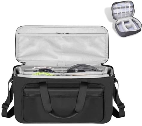 Venmark DJ Gig Bag for Music Equipment, Cables, Laptops, and Gear – DJ Equipment Bag with Shoulder Strap and Trolley Strap for Travel - Complete with Accessories Organizer Travel Case