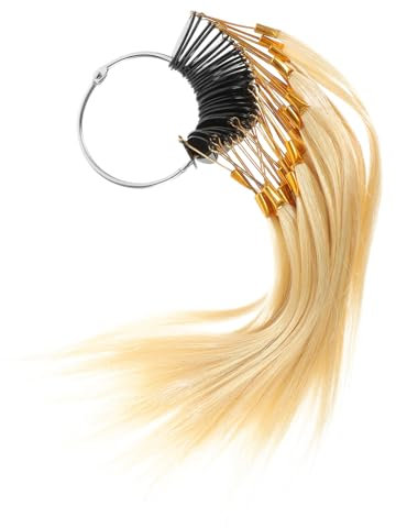 FRCOLOR Mèches de Test de Cheveux Naturels 30 Pièces Couleur de Cheveux pour Fournitures de Styliste