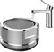 PARENCE.- Juego de 2 Aireadores de Grifería de Acero Inoxidable Cromado con Juntas - Ahorro de Agua, Cocina, Baño