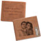 Easycosy Geldbörse Herren mit Foto & Namen - Leder Geldbeute Portmonee mit Gravur Großbuchstabe - Personalisierte geschenke für Männer, PAPA, Freund, Ehemann Trauzeuge zum Hochzeit Vatertag Geburtstag