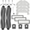 DianSung Set Accesorios para Dreame D10 Plus Gen 2 Robot Aspirador Pieza de Repuesto, 2 Cepillo Principal + 4 paño de fregona + 4 Cepillos Laterales + 3 Filtros + 3 Bolsa de Polvo