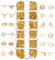 MLWSKERTY Twelve Zodiac Theme Charms Zodiac Nail Stickers Flatback 12 Star Signs Alloy Charms for Nails Sequins DIY Craft Decor