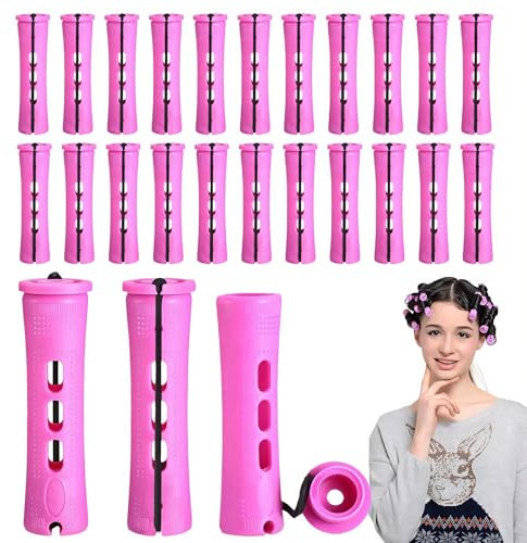 IKOPFLN 20 Stücke Haar Dauerwelle Stangen Kunststoff Kalt Welle Stangen Dauerwelle Stangen Lockenwickler für Friseur Styling 19 * 83 cm