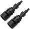 Ollanoos 2Pcs 124x24.5mm Black Hochdruch Cleaner Adapter, Conversion Adapter Coupling Connector, Replacement for Karcher Replacement for Lavor Parkside