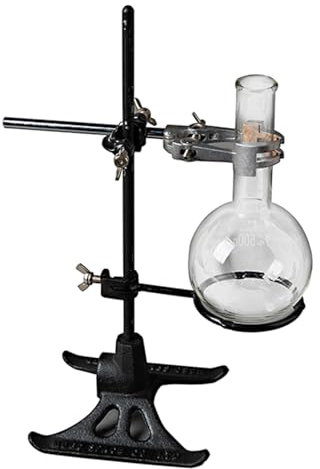 XDTKJDZ Iron Metal Laboratory Flower Stand, Coffee Filter Holder, Flask-shaped Flower Vase, Decorative Hand-brew Coffee Stand, For Home Kitchen Cafe Bar