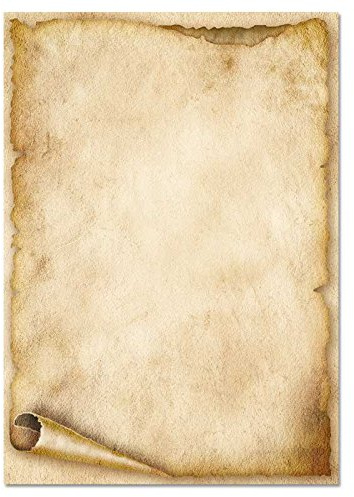 DIN A6 Motivpapier - Flyer ALTE PAPIERROLLE 100 Blatt, 90g/m²