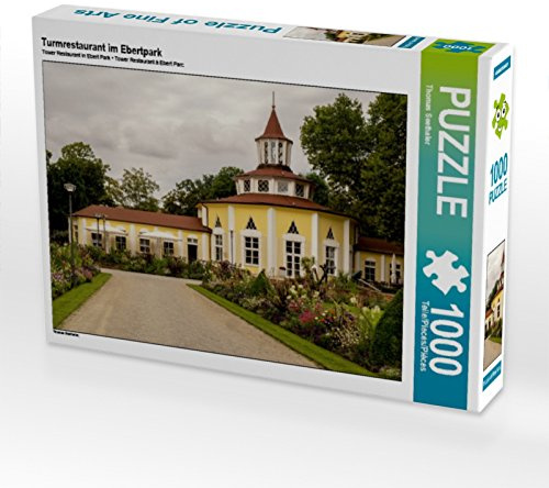 CALVENDO Puzzle Turmrestaurant im Ebertpark | 1000 Teile Lege-Größe 64 x 48 cm Foto-Puzzle für glückliche Stunden