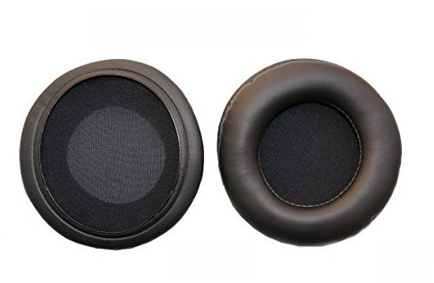 1 paio di auricolari di ricambio Pad auricolari per Denon dn-hp1000 dn-hp700 DJ e Stanton DJ PRO3000 e Pioneer HDJ1000 HDJ1500 K HDJ2000 cuffie paraorecchie (nero)