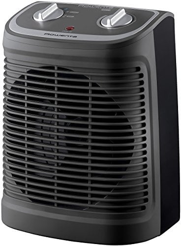 Rowenta Instant Comfort Compact Calefactor, 2400 W, 44 Decibelios, 2 Velocidades, Negro (Reacondicionado)