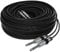 1STec 15m Professional Grade Extra Long Audio Lead with 2 x 6.3mm Jack to 2 x RCA Male Phono Plugs for Stereo or Mono Signal Extension Active Subwoofer Speaker to Mixing Desk Transfer (2 x 6.3mm-RCA)