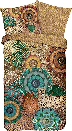 Hip Satin Bettwäsche Zenta multi 1 Bettbezug 155 x 220 cm + 1 Kissenbezug 80 x 80 cm