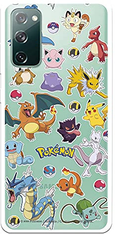 THE HOUSE OF CARCASES Hülle für Samsung Galaxy S20 FE Offizieller Pokémon-Musteraufkleber Pokéball. Wählen Sie das Design, das Ihnen am besten für Ihr Samsung Galaxy S20 FE gefällt