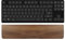 Linkidea Tenkeyless Tastatur-Handgelenkauflage aus Massivholz, 80 % Tastaturauflage für Büro, Computer, Laptop, Mac, bequem, leicht für einfaches Tippen (brauner Walnuss)
