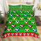 Fußball-Bettwäsche-Set für Mädchen, Jungen, Teenager, Sport-Bettbezug, Fußball-Bettbezug, 3D-America-Fußball-Tagesdecke, Bezug, Wettbewerbsspiele, Fußballfeld, Einzelgröße, 2 Stück