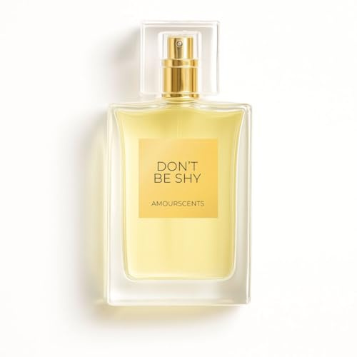 Amour Scents Love, Don't Be Shy - Inspired Perfume for Women, Extrait De Parfum, Luxurious Fragrance, 30% Oil Concentration, Long-Lasting Scent, Sensual Notes of Honeysuckle, Rose & Warm Amber (100ml)