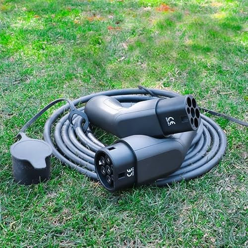 Câble de charge de type 2, 22 kW, 5 m, pour voiture électrique hybride et électrique, prise mode 3, 32 A, 3 phases, compatible avec tous les véhicules électriques