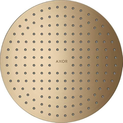 hansgrohe AXOR ShowerSolutions Kopfbrause 250 2jet, Decke-Aufputz, Farbe: Brushed Bronze