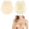 Famiredo Cache-tétons invisibles en silicone ajouté, soutien-gorge adhésif réutilisable sans bretelles, cache-tétons pour robe, nude, taille unique