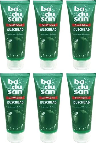 6er Pack Badusan Duschbad Original Tube 6x200ml